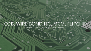 COB, Wire Bonding, MCM, Flipchip