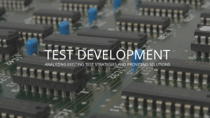 Test Development